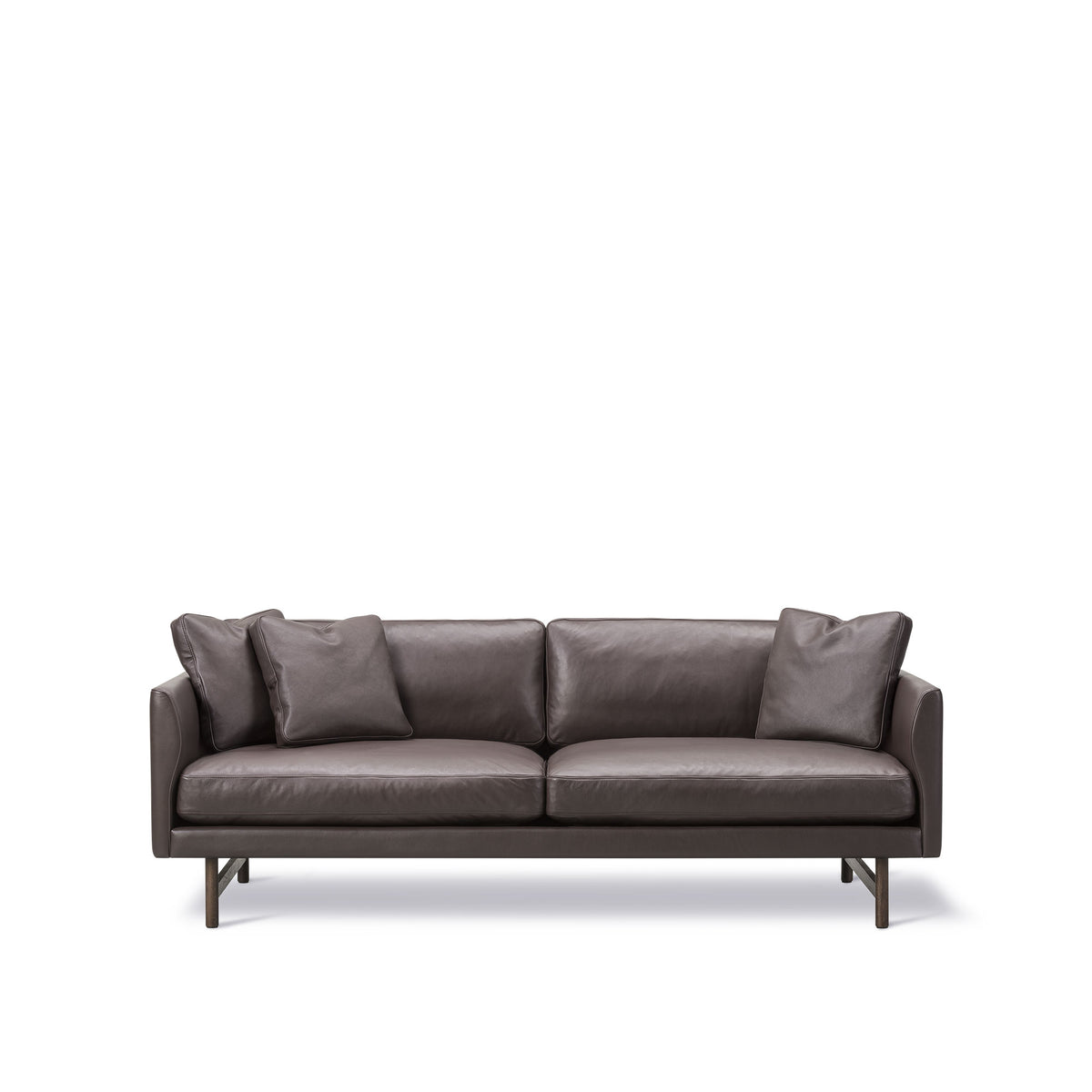 Calmo 2-seter Sofa Max Mørkebrunt Skinn