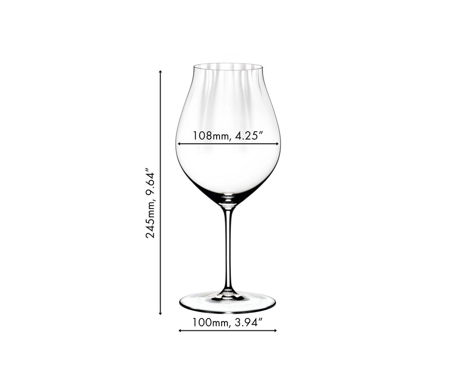Riedel Pinot Noir vinglass mål