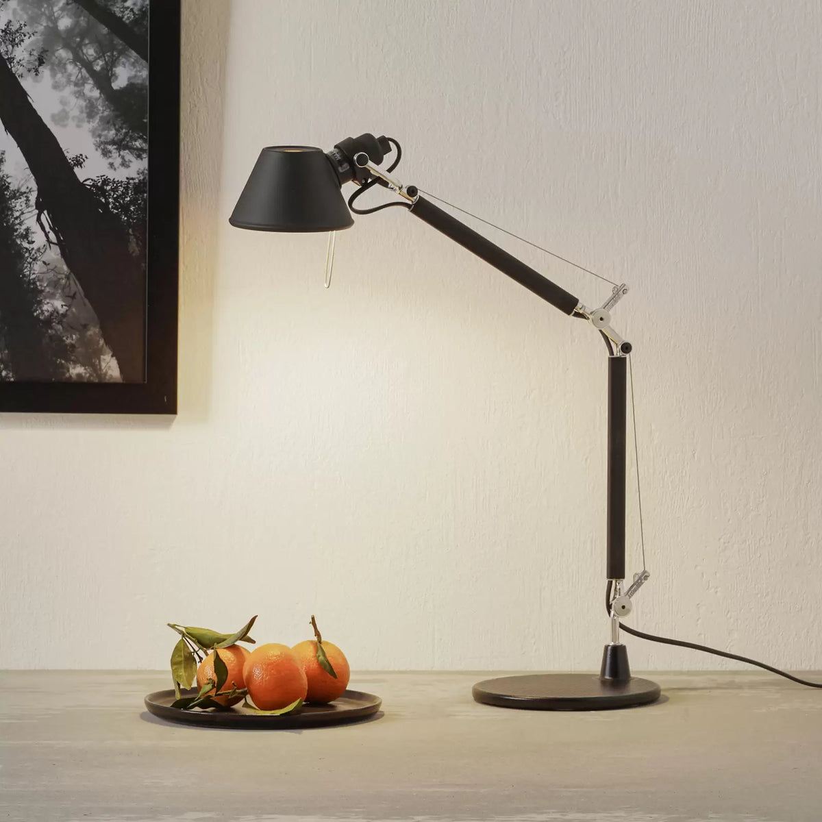 Tolomeo Micro Black Bordlampe