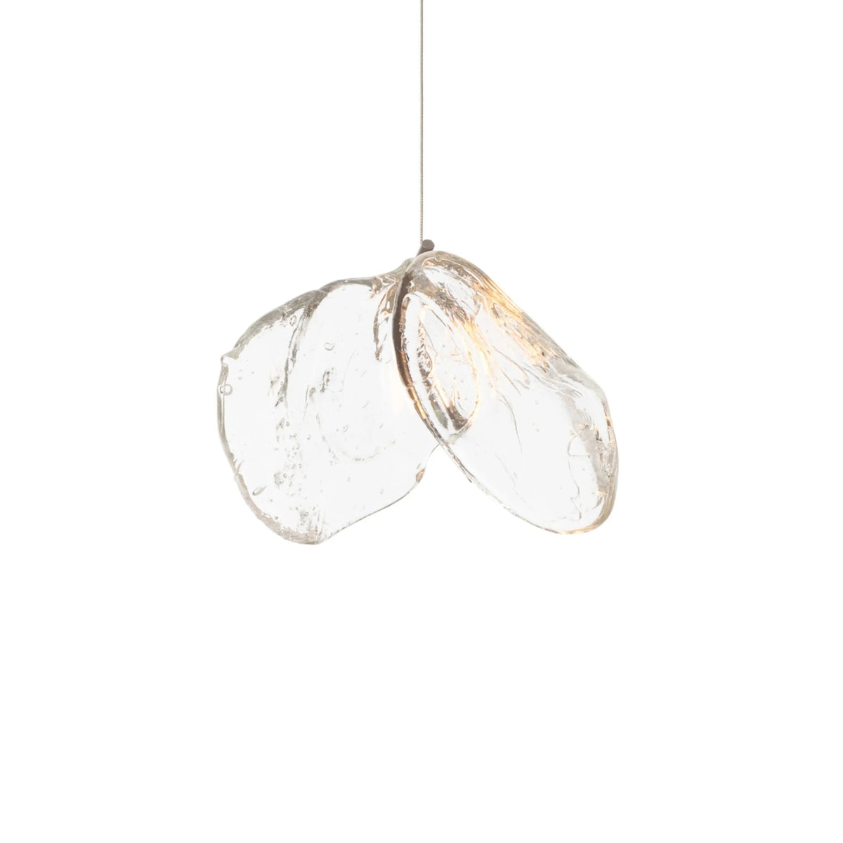 Bocci 141.1 taklampe i klart glass med LED og organiske former - Expo Nova 