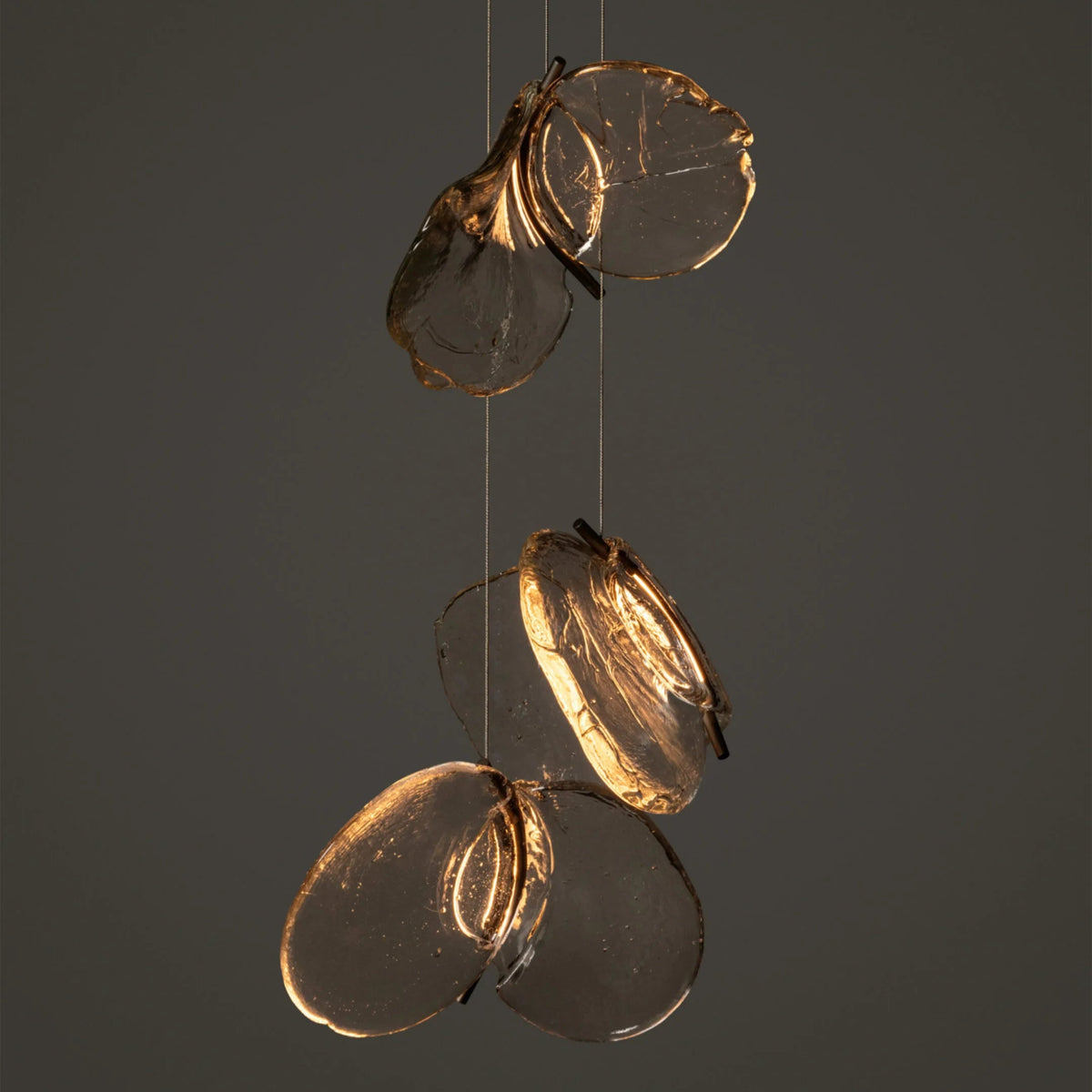 Bocci 141.3 taklampe med varmt diffust lys i klart glass 