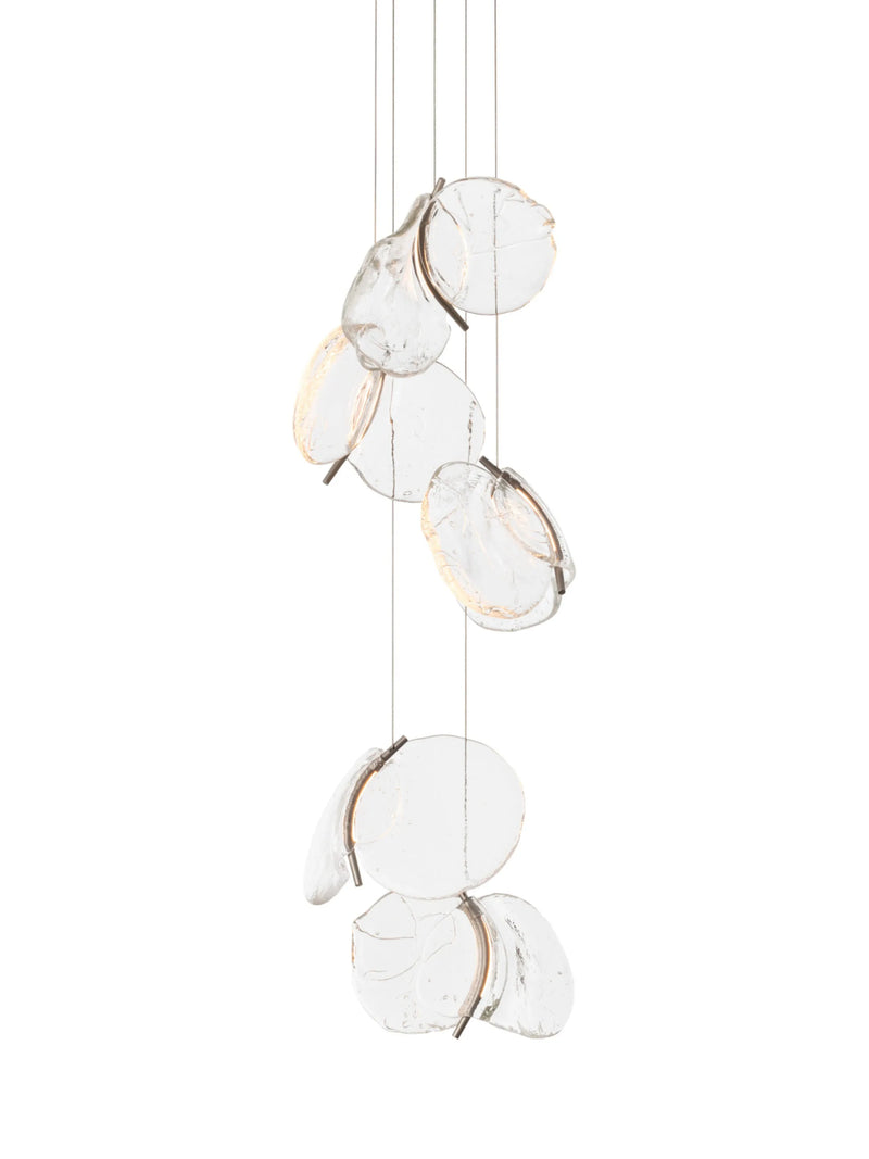 Bocci 141.5 Takpendel i klart glass med LED lys - Expo Nova 
