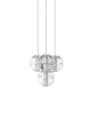 Bocci 14.4 Geometric pendel i klart munnblåst glass 