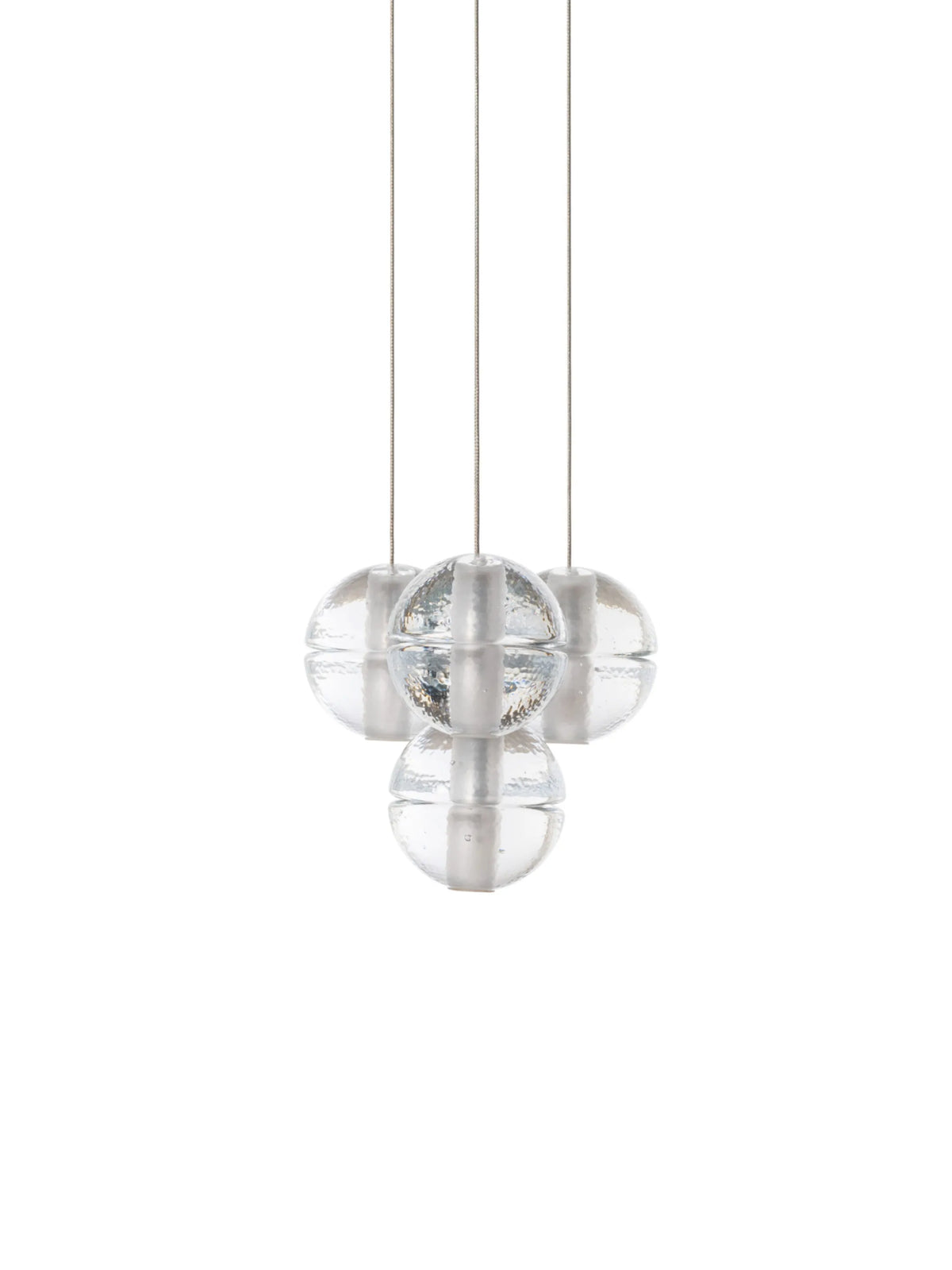 Bocci 14.4 Geometric pendel i klart munnblåst glass 