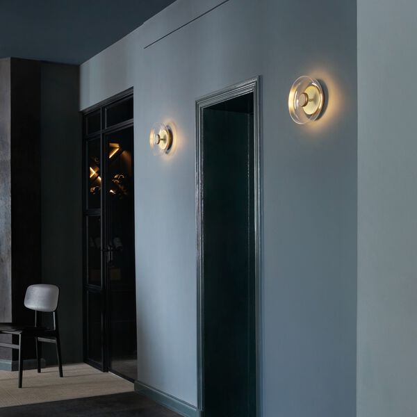 Blossi Vegglampe Nordic gold/Clear - Utstillingsmodell
