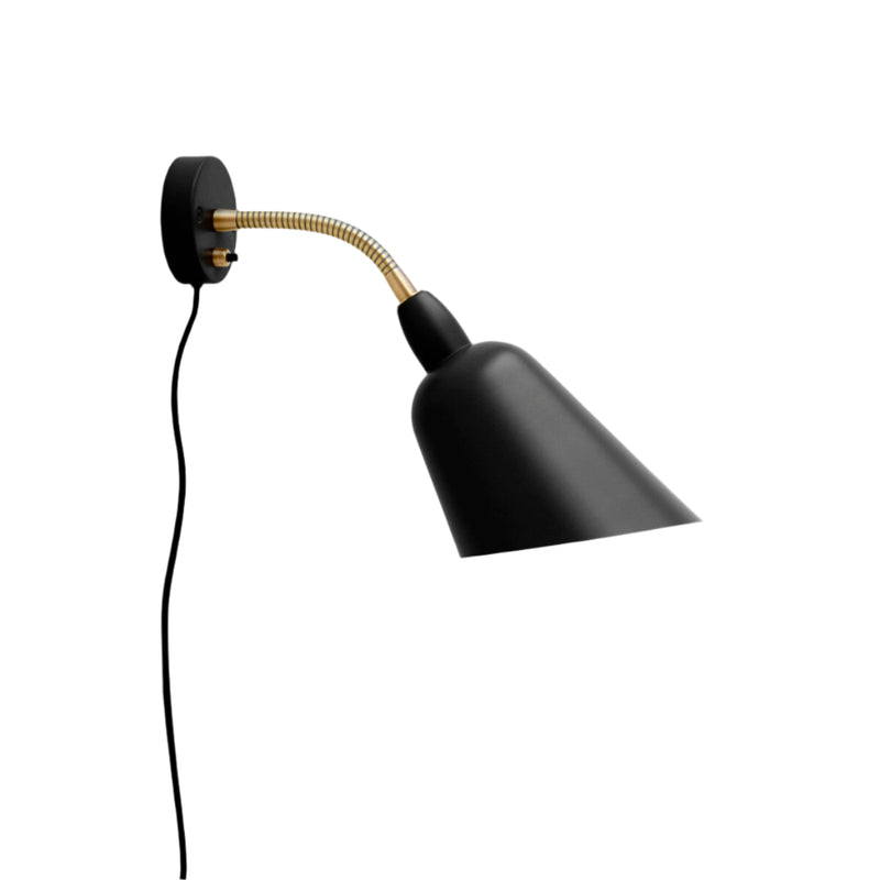 &Tradition Bellevue AJ9 Vegglampe i sort metall og messing