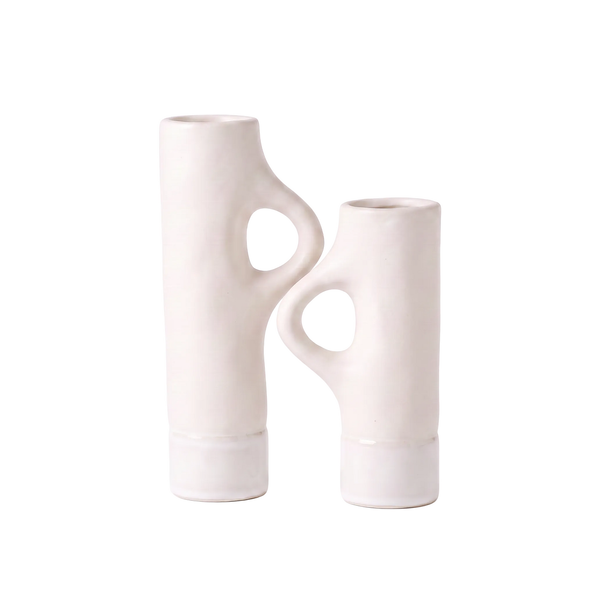 B&B Italia LYS 2pk Lysestaker Hvit