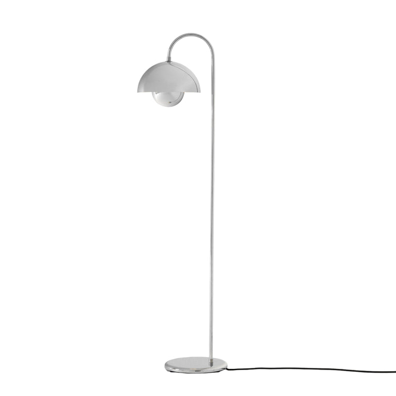 Flowerpot VP12 gulvlampe i krom fra &tradition