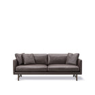 Calmo 2-seter Sofa Max Mørkebrunt Skinn