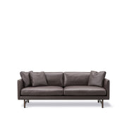 Calmo 2-seter Sofa Max Mørkebrunt Skinn