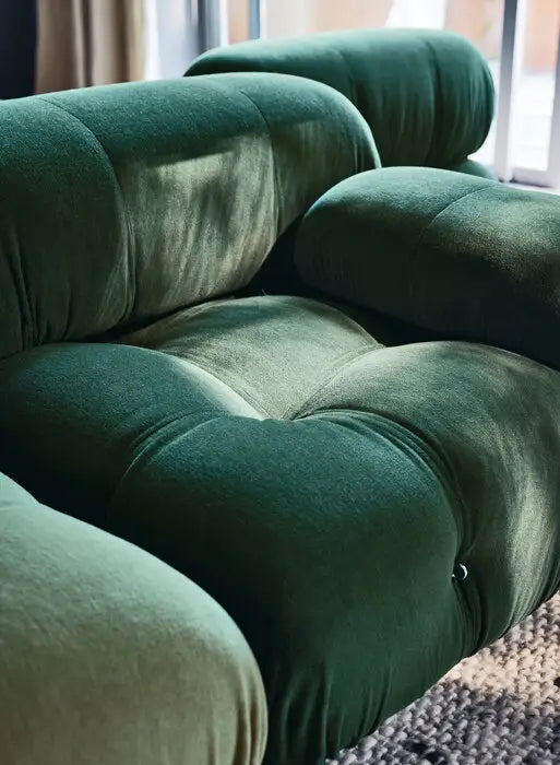 Camaleonda Sofa fra B&B Italia i grønn velour tekstil