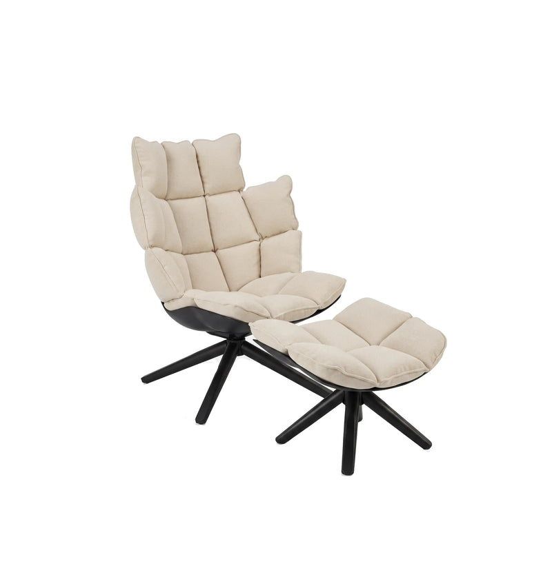 B&B Italia Husk H3G Loungestol m/ puff - Utstillingsmodell