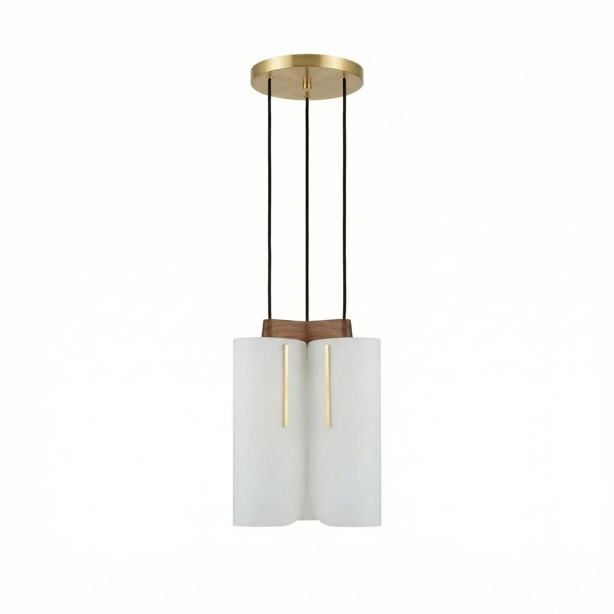Modernist Triple Drop Pendel