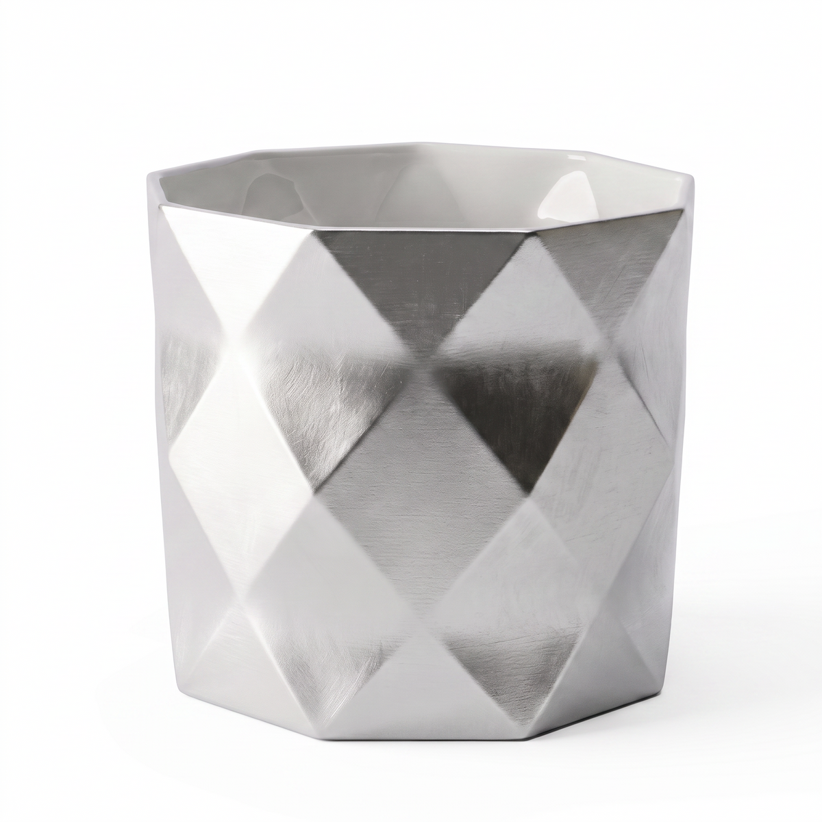 B&B Italia Joker Low Vase Sølv