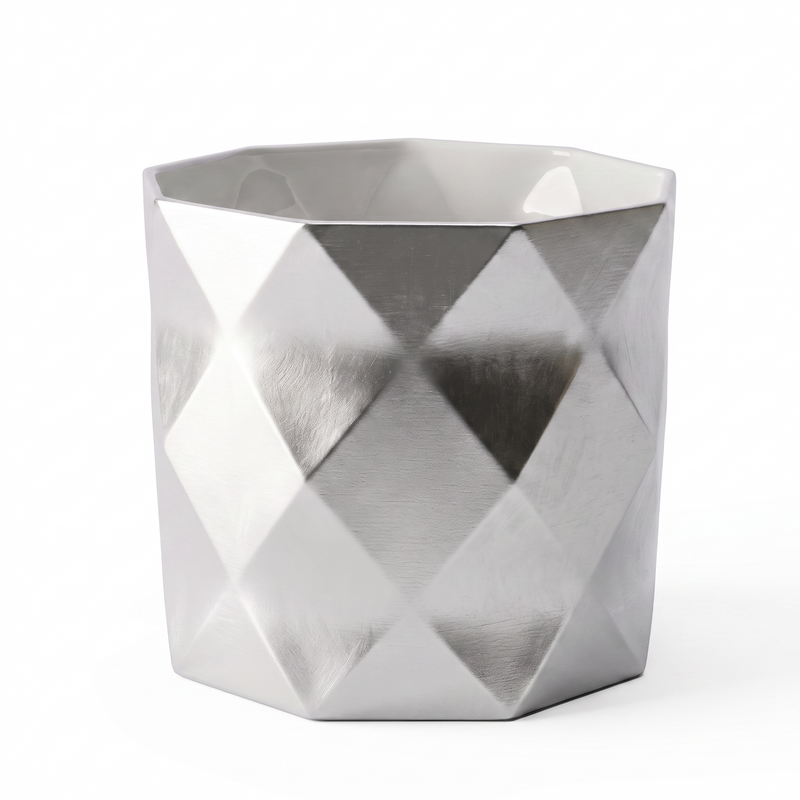 B&B Italia Joker Low Vase Sølv