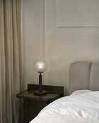 Miira Bordlampe Rock Grey/Optic Clear - Utstillingsmodell