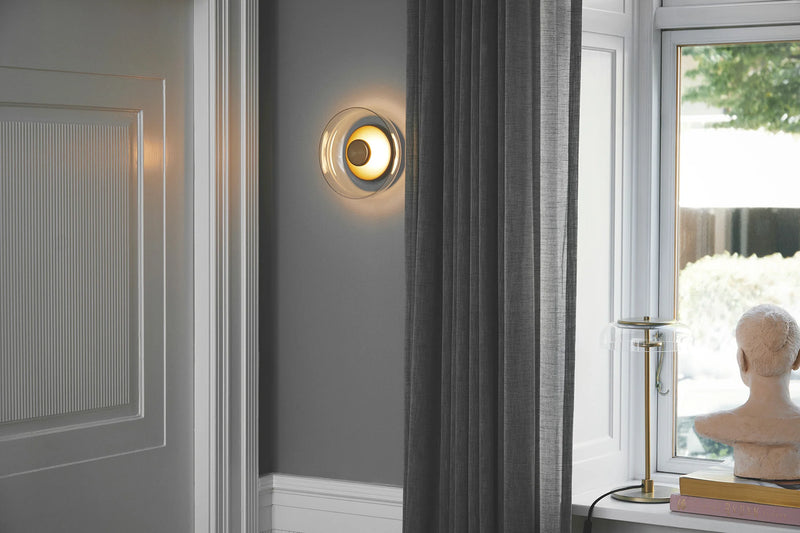 Blossi Vegglampe Nordic gold/Clear - Utstillingsmodell