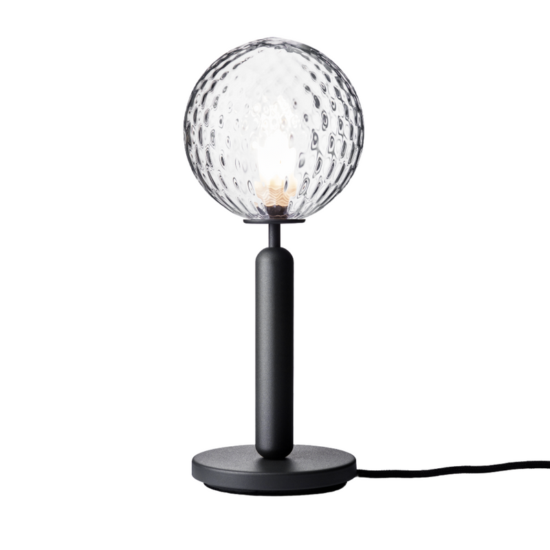 Nuura Miira Bordlampe Rock Grey/Optic Clear - Utstillingsmodell