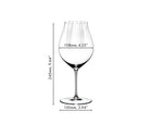Riedel Pinot Noir vinglass mål