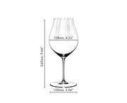 Riedel Pinot Noir vinglass mål