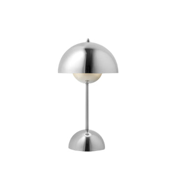 Bærbar &Tradition Flowerpot VP9 oppladbar lampe i kromfinish