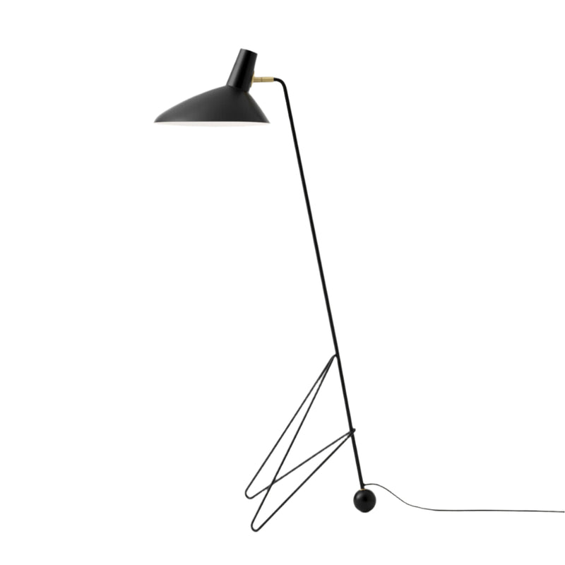 Tripod GM8 Gulvlampe fra &Tradition i sortlakkert metall