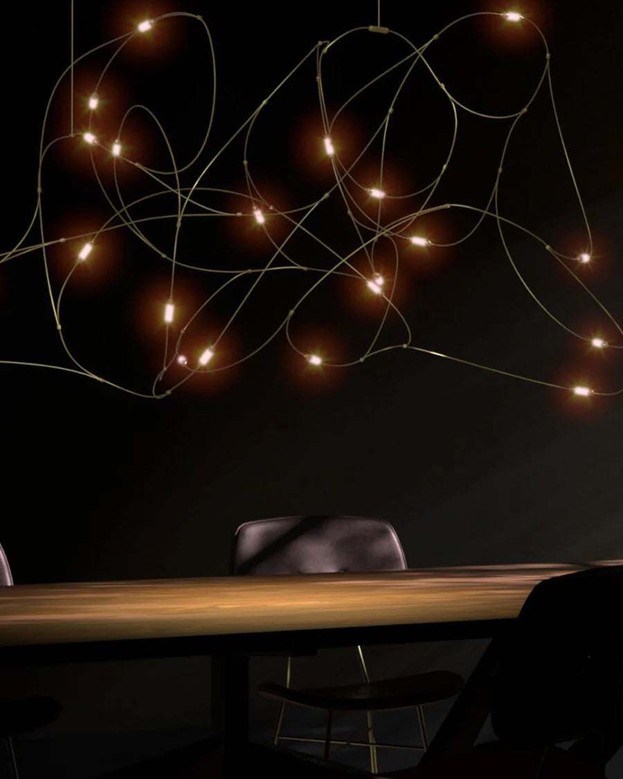 Moooi Flock of Light 21, pendel over spisebord 