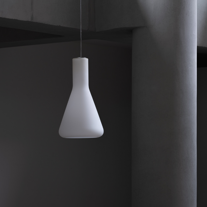 Shuttle Pendel Small White Matt - Utstillingsmodell
