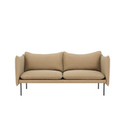 Tiki 2-seter sofa fra Fogia i beige tekstil, moderne skandinavisk designsofa